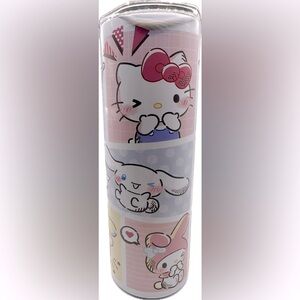 Hello Kitty and Friends, Food Grade Stainless Steel Tumbler-Multicolored Pastels